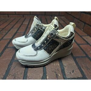 DKNY, Women's Wedge Heel Sneakers, Size 7.5m